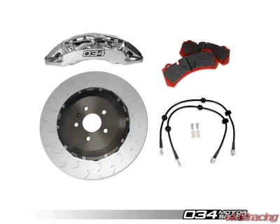 034Motorsport RS+ Big Brake Package w/ Nickel Plated Caliper Audi A4 | A5 | Q5 | Q7 | RS4 | RS5 | S4 | S5 | SQ5 2015+ - 034-301-0003-NKL