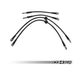 034Motorsport Stainless Steel Braided Brake Line Kit BMW M3 | M4 G80/G82/G83 2021+