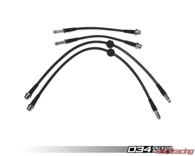 034 Motorsports Stainless Steel Braided Brake Line Kit for BMW M3/M4 G80/G82/G83 2021+ - 034-303-0028