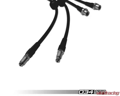 034 Motorsports Stainless Steel Braided Brake Line Kit for BMW M3/M4 G80/G82/G83 2021+ - 034-303-0028