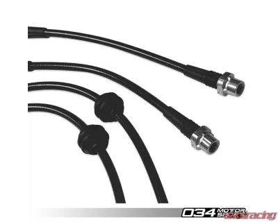 034 Motorsports Stainless Steel Braided Brake Line Kit for BMW M3/M4 G80/G82/G83 2021+ - 034-303-0028