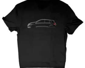 034Motorsport T-Shirt, MK8 Volkswagen GTI Line Art