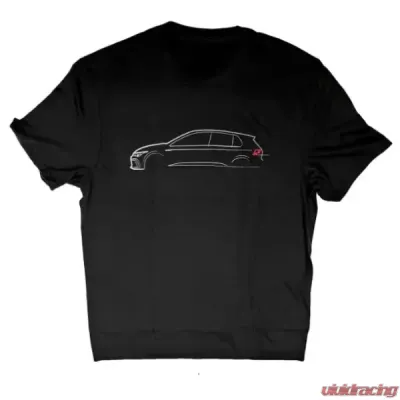 034Motorsport T-Shirt, MK8 Volkswagen GTI Line Art - 034-A01-1024-L
