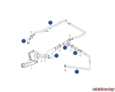 034 Motorsport Engine Crankcase Breather Hose Kit - 034-101-3000