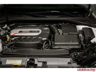034 Motorsports Carbon Fiber Engine Cover Package Audi S3 8V 2015+ - 034-1ZZ-1000-DSO