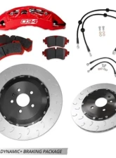 034 Motorsports Stage 3 Red Dynamic+ Braking Package for Audi S4 | S5 | SQ5 2018+                                     - 034-301-0011-RED-DSO - Image 8