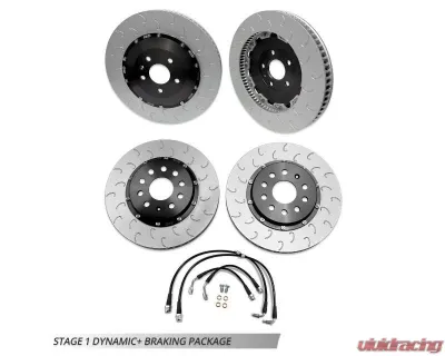 034 Motorsports Stage 1 Dynamic+ Braking Package for Audi TTRS 2.5 TFSI EVO 2018-2022 - 034-301-0013-DSO