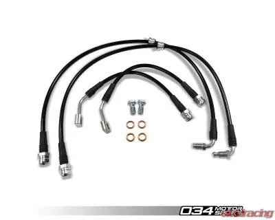 034 Motorsports Stage 2 Dynamic+ Braking Package for Audi 8V.5 RS3 2017-2022, Red 350mm Upgrade - 034-301-0016-RED-DSO