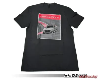 034 Motorsports RS5 Corkscrew T-Shirt XL - 034-A01-1025-XL