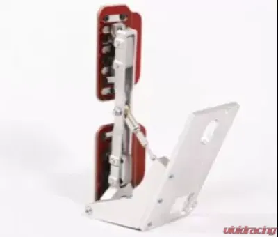 Tarett Engineering Fully Adjustable Gas Pedal Porsche 987 | 997 | 981 | 991 | Pano 2005-2022 - RL-A14.3-SLV.RED