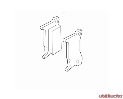 Genuine Porsche OEM 9Y0 Ceramic Rear Brake Pads Porsche Cayenne 2019-2024 - 9Y0-698-451-AA