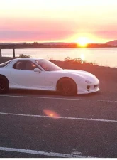 KBD Bodykits Polyurethane Side Skirts Mazda RX7 1993-1997                                     - 37-6045 - Image 2