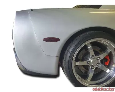 KBD Bodykits Polyurethane Rear Diffuser Chevrolet Corvette C5 1997-2004 - 37-6048