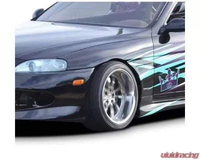 KBD Bodykits Polyurethane 50mm Front Fenders for Lexus SC300 SC400 1992-2000 - 37-6054