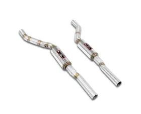 Supersprint Front Pipes Kit with Silencers for BMW E30 V8 S62/M62/M60 Engine Conversion