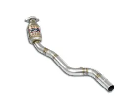 Supersprint Left Downpipe + Metallic Catalytic for Jaguar F-Type R 2014-2019, T304 Stainless Steel