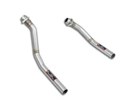 Supersprint Right & Left Downpipe Kit for Mercedes C107 350 SLC V8 1971-1980, T304 Stainless Steel