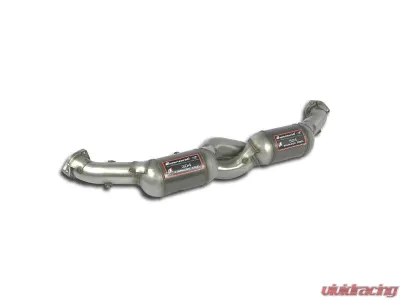 Supersprint 100CPSI Right & Left Front Pipe w/ Metallic Catalytic Converter - 241202
