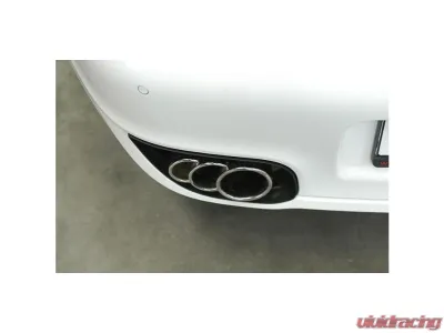 Supersprint 100mm-80mm-70mm Left Endpipes Kit (Merged Endpipes) Porsche 997.1 Turbo - 244496