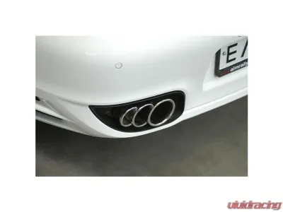 Supersprint 100mm-80mm-70mm Left Endpipes Kit (Merged Endpipes) Porsche 997.1 Turbo - 244496