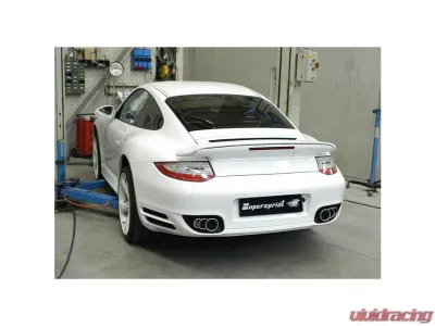 Supersprint 100mm-80mm-70mm Left Endpipes Kit (Merged Endpipes) Porsche 997.1 Turbo - 244496
