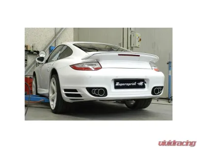 Supersprint 100mm-80mm-70mm Left Endpipes Kit (Merged Endpipes) Porsche 997.1 Turbo - 244496