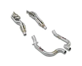 Supersprint Right & Left Manifold + Connecting Pipes (Left Hand Drive) Porsche Panamera S | 4S 4.8i 2010-2013