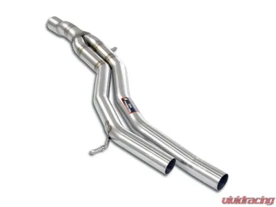 Supersprint Center Pipe Y-Pipe for Audi Q8 55 TFSI 2020-2023 T304 Stainless Steel - 249623
