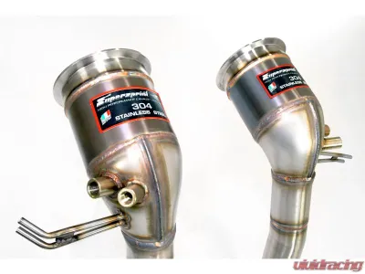 Supersprint Downpipe + Metallic Catalytic for Porsche Macan GTS 2019-2021, T304 Stainless Steel - 249921