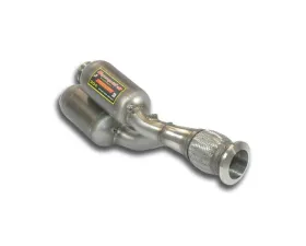 Supersprint Left Y-Pipe with Metallic Catalytic Converter for Lamborghini Aventador 2011-2016