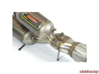 Supersprint Right Y-Pipe with Metallic Catalytic for 2019 Lamborghini Aventador SVJ - 351002