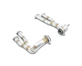 Supersprint Right & Left Front Y-Pipe Kit for Ferrari Testarossa 1984-1992, T304 Stainless Steel