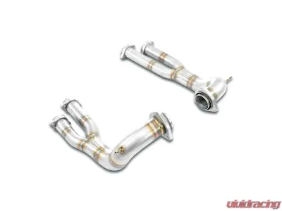 Supersprint Right & Left Front Y-Pipe Kit for Ferrari Testarossa 1984-1992, T304 Stainless Steel - 391411