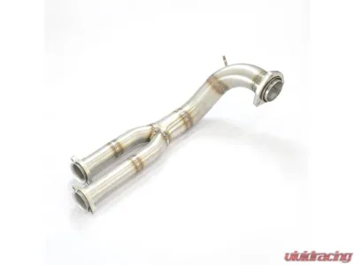 Supersprint Right & Left Front Y-Pipe Kit for Ferrari Testarossa 1984-1992, T304 Stainless Steel - 391411