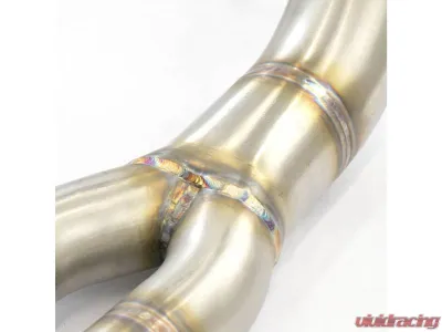 Supersprint Right & Left Front Y-Pipe Kit for Ferrari Testarossa 1984-1992, T304 Stainless Steel - 391411