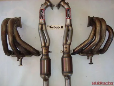 Supersprint Front Pipe Right with Metallic Catalytic Converter for Maserati Coupe 4200 GT 2002-2004 - 450102