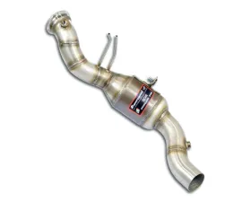 Supersprint Left Downpipe with Metallic Catalytic Converter for 2020 Maserati Ghibli 3.8L V8