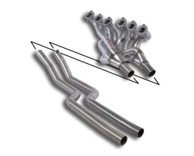 Supersprint 100% Stainless Steel Left Hand Drive Manifold + Connecting Pipes for BMW E12 525 (1973-1981)