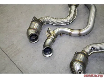 Supersprint Right & Left Downpipe Kit for 2015 Mercedes C63 AMG 4.0i V8 Bi-Turbo - 721911