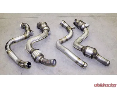 Supersprint Right & Left Downpipe Kit for 2015 Mercedes C63 AMG 4.0i V8 Bi-Turbo - 721911