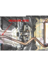 Supersprint Sleeve Pipe for OEM Front Exhaust, T304 Stainless Steel, Mercedes CLA 250 2013-2016                                     - 722243 - Image 2