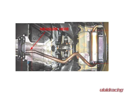 Supersprint Sleeve Pipe for OEM Front Exhaust, T304 Stainless Steel, Mercedes CLA 250 2013-2016 - 722243