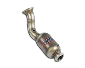 Supersprint Left Downpipe with Metallic Catalytic Converter for 2015 Mercedes C400 V6