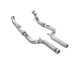 Supersprint Right & Left Downpipe Kit for Mercedes A217 S500/S550 V8 Bi-Turbo 2015-2017