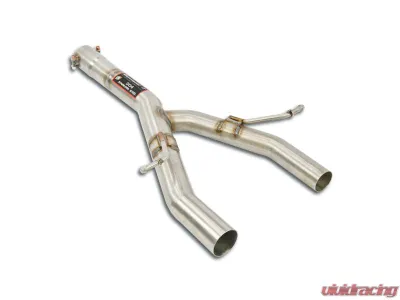 Supersprint Central Y-Pipe for Mercedes R172 SLC 200 Final Edition 2019-2020 T304 Stainless Steel - 724413
