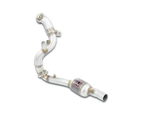 Supersprint Left Downpipe + Metallic Catalytic Converter for 2019 Mercedes AMG GT 4.0i V8
