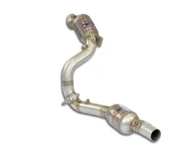 Supersprint Left Downpipe with Double Metallic Catalytic Converter for 2019 Mercedes AMG GT