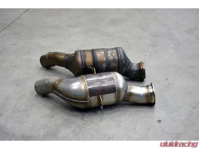 Supersprint Left Downpipe with 200CPSI Metallic Catalytic Converter for Alfa Romeo Giulia 2017-2019 - 756541