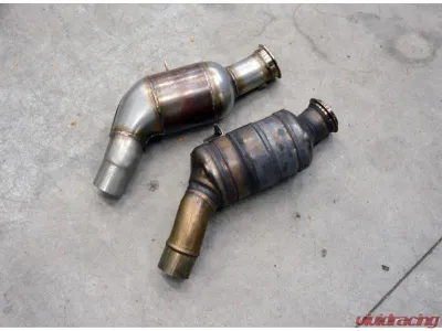 Supersprint Left Downpipe with 200CPSI Metallic Catalytic Converter for Alfa Romeo Giulia 2017-2019 - 756541