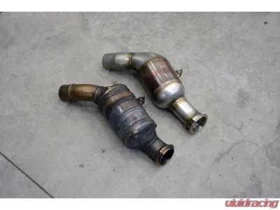 Supersprint Left Downpipe with 200CPSI Metallic Catalytic Converter for Alfa Romeo Giulia 2017-2019 - 756541